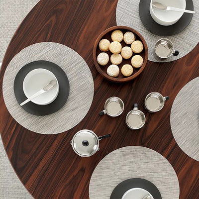 chilewich | placemat round | bamboo dune