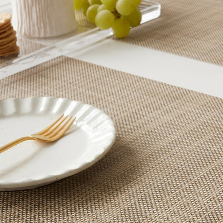 chilewich | placemat rectangle | mini basketweave parchment