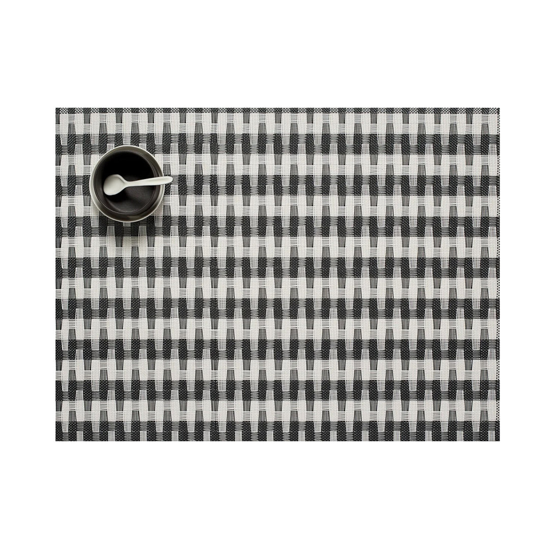 chilewich | placemat rectangle | harp tuxedo - DC