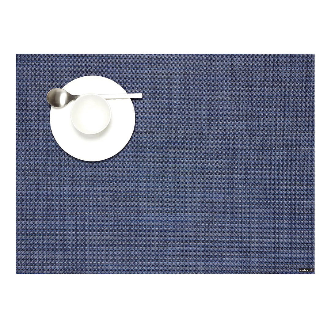 chilewich | placemat rectangle | mini basketweave indigo