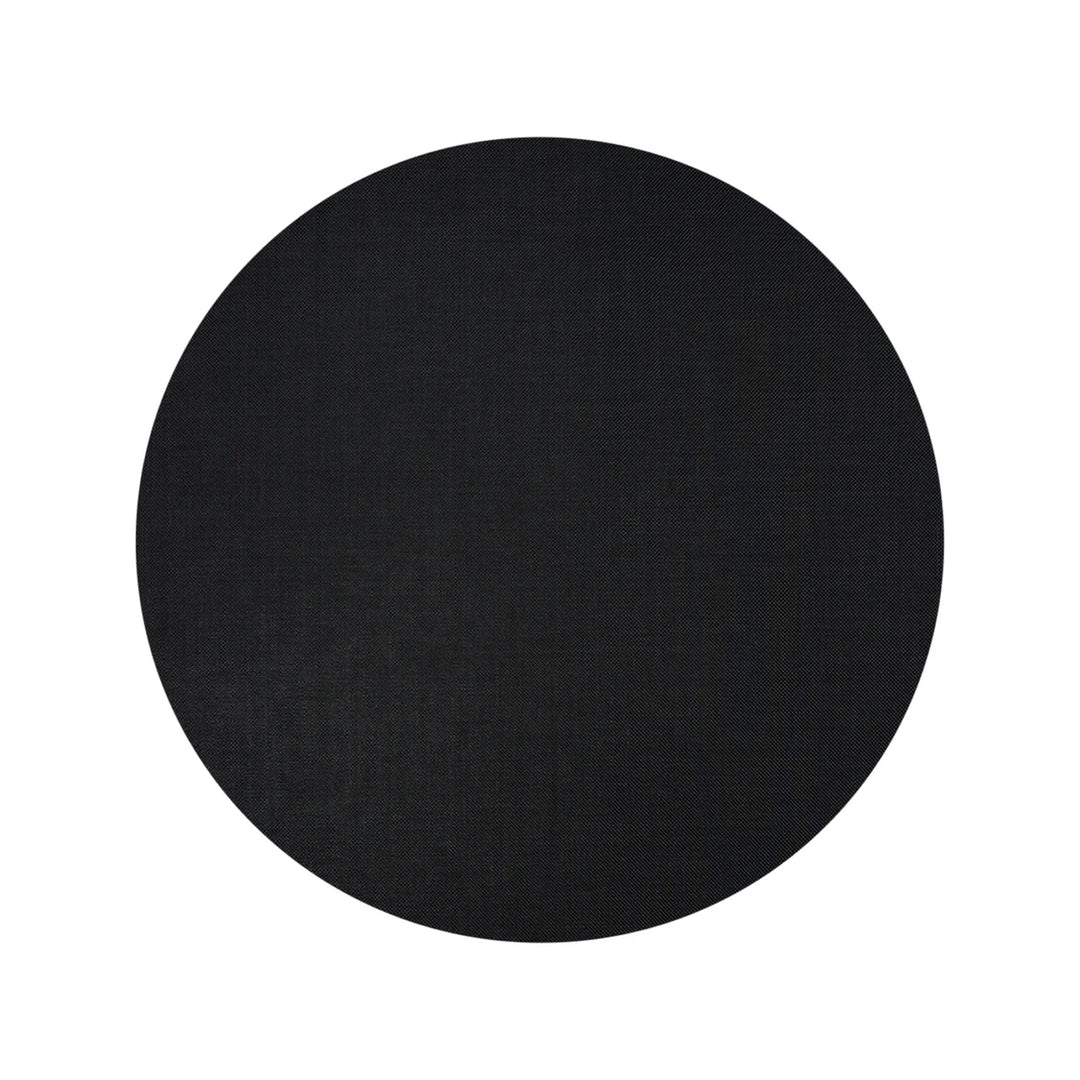 chilewich | placemat round | mini basketweave black - LC