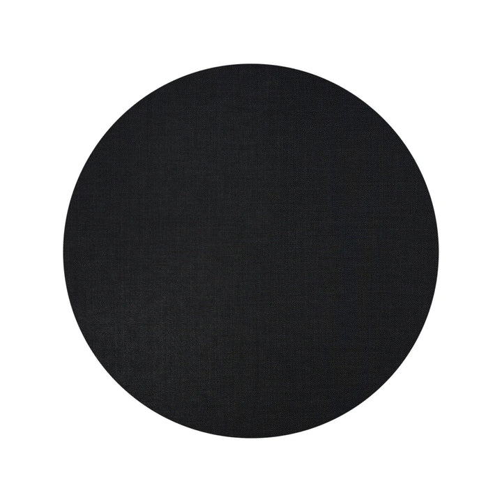 chilewich | placemat round | mini basketweave black - LC