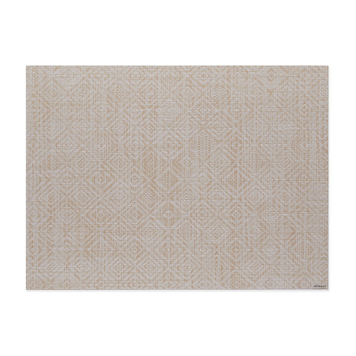 chilewich | placemat rectangle | mosaic almond