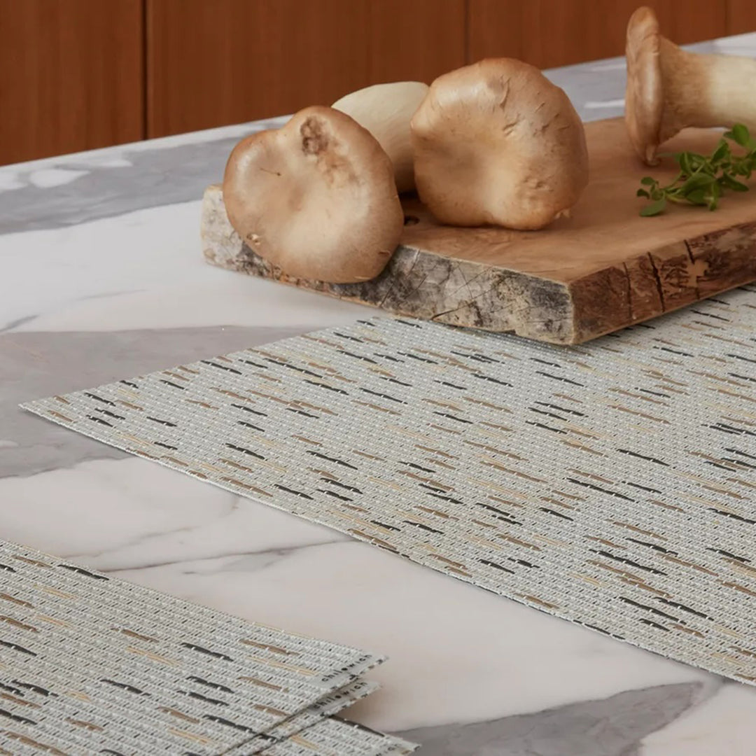 chilewich | placemat rectangle | pepper sesame