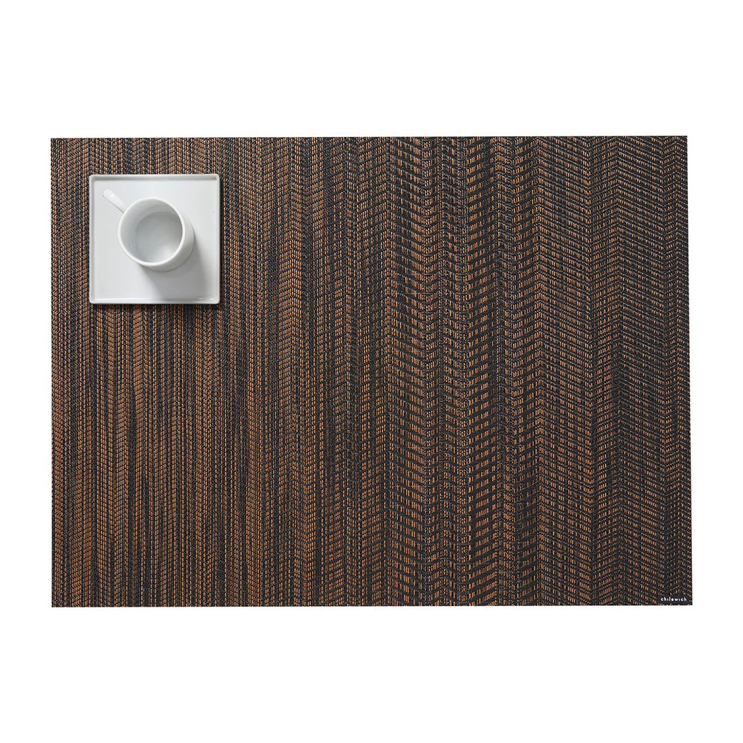 chilewich | placemat rectangle | wave tiger eye