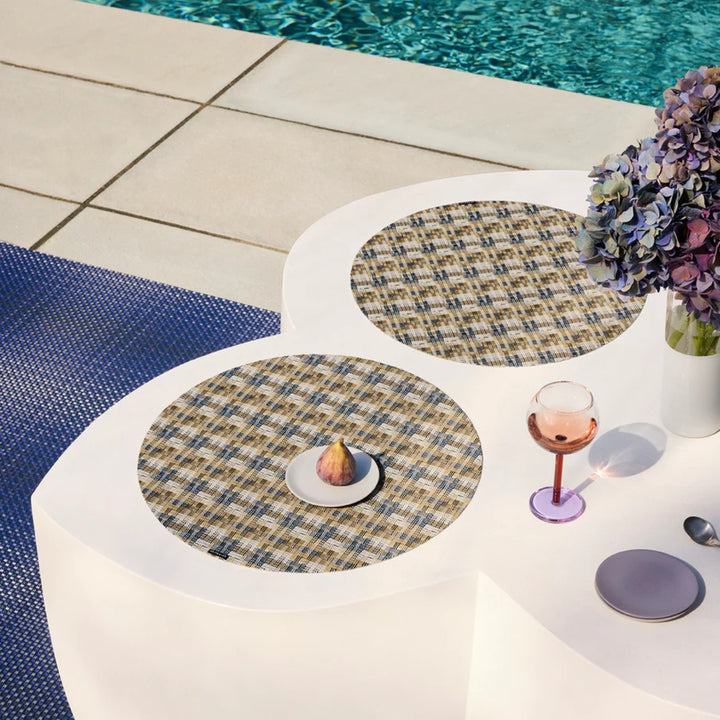 chilewich | placemat round | fable coast