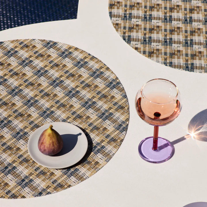 chilewich | placemat round | fable coast