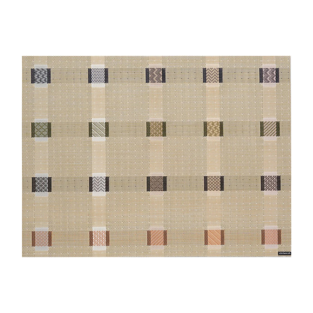 chilewich | placemat rectangle | sampler wheat