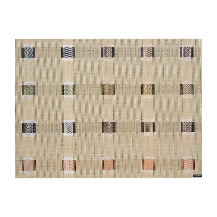 chilewich | placemat rectangle | sampler wheat