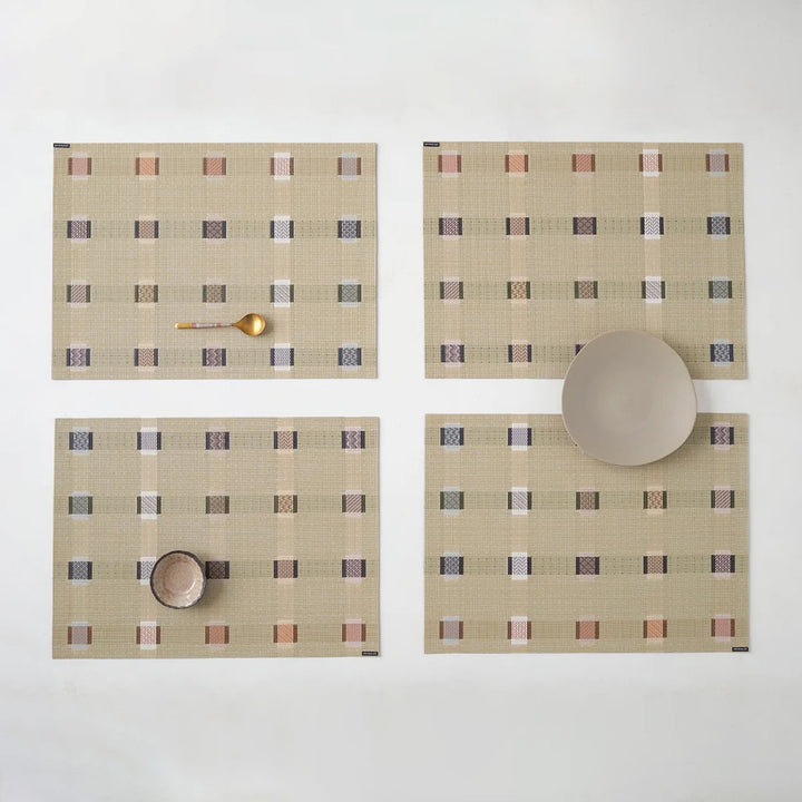 chilewich | placemat rectangle | sampler wheat