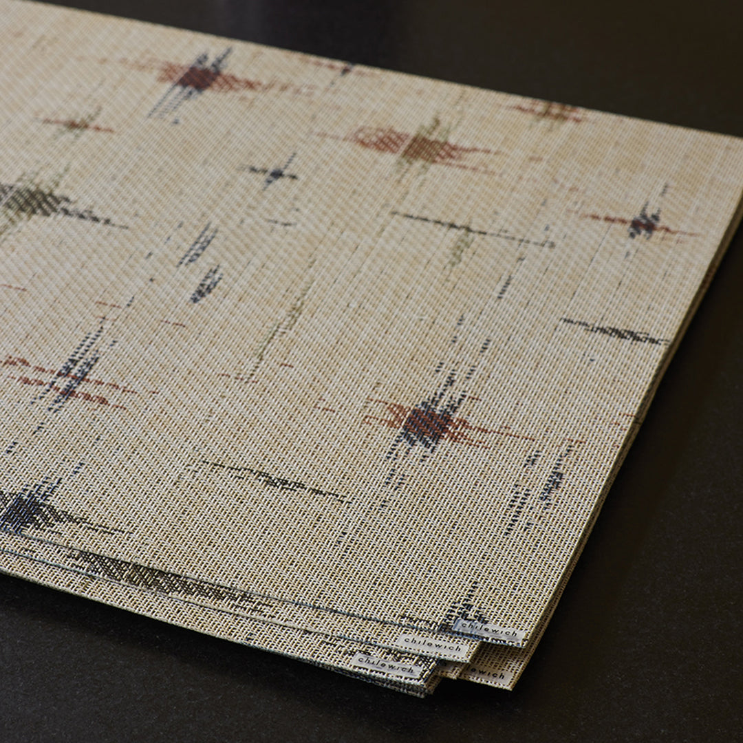 chilewich | placemat rectangle | spark almond