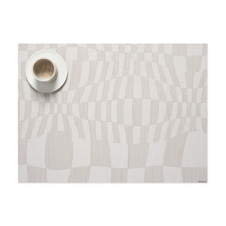 chilewich | placemat rectangle | warp sand
