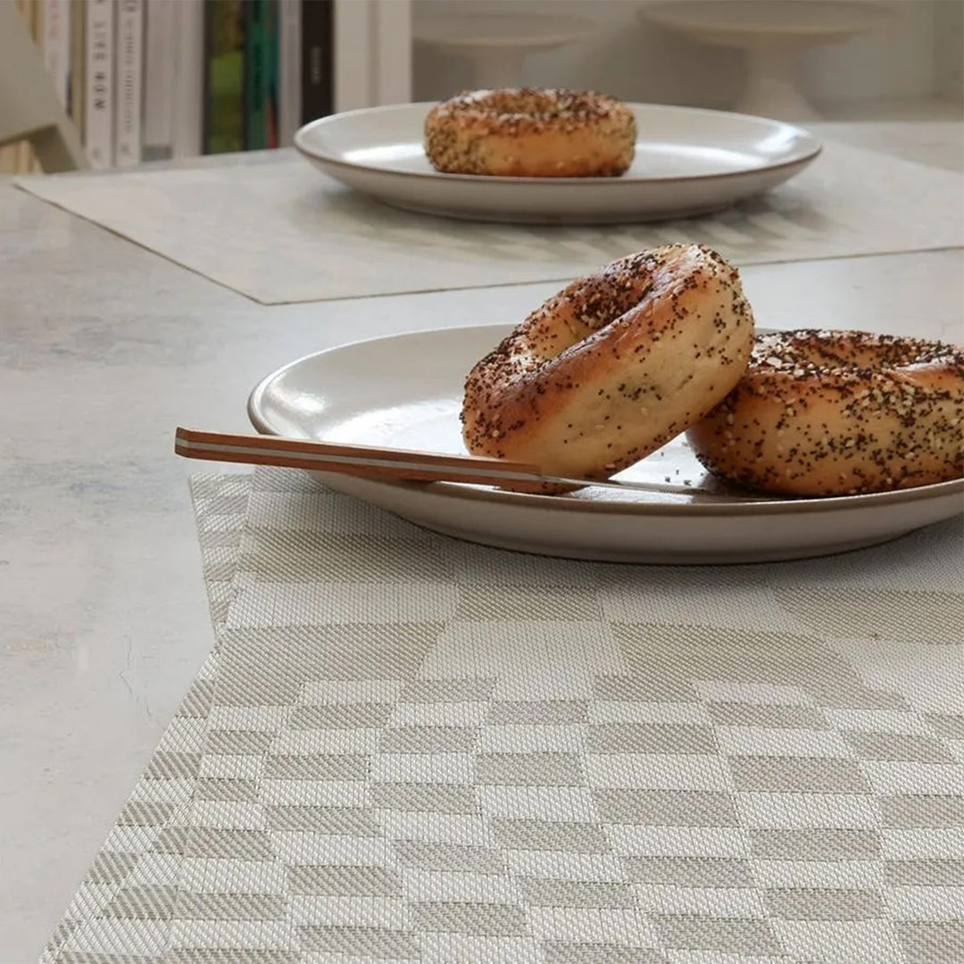 chilewich | placemat rectangle | warp sand