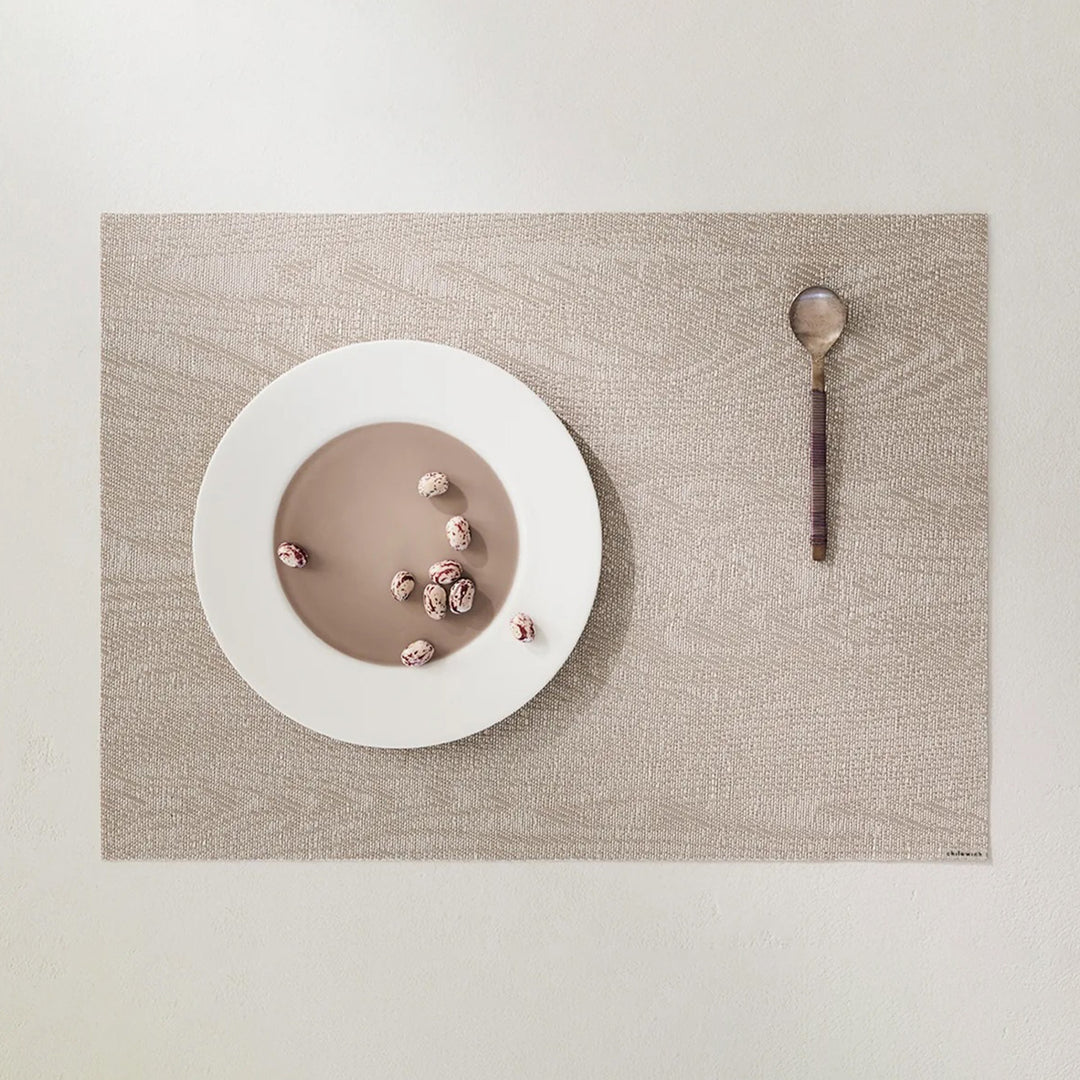 chilewich | placemat rectangle | woodgrain birch