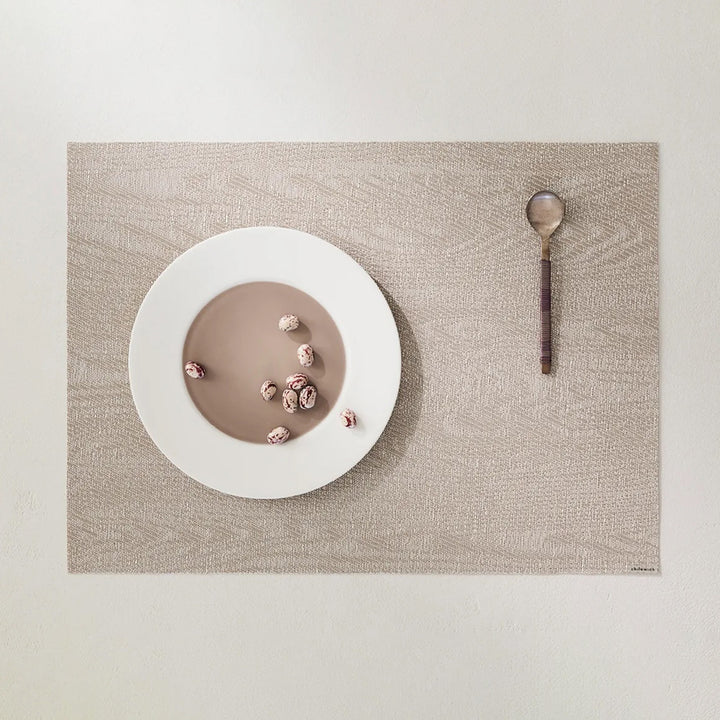 chilewich | placemat rectangle | woodgrain birch