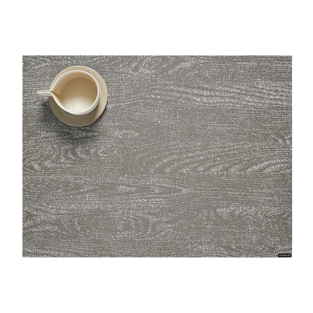 chilewich | placemat rectangle | woodgrain umber