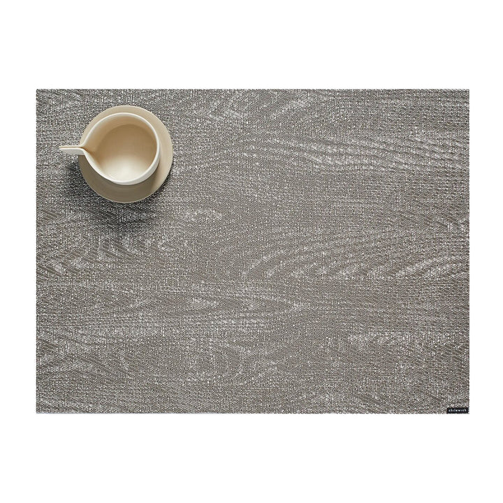 chilewich | placemat rectangle | woodgrain umber