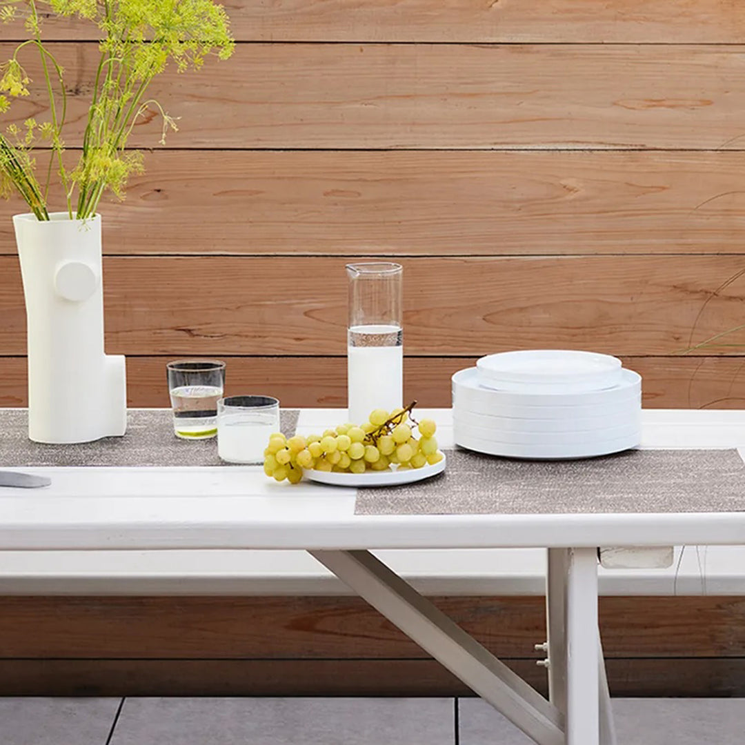 chilewich | placemat rectangle | woodgrain umber