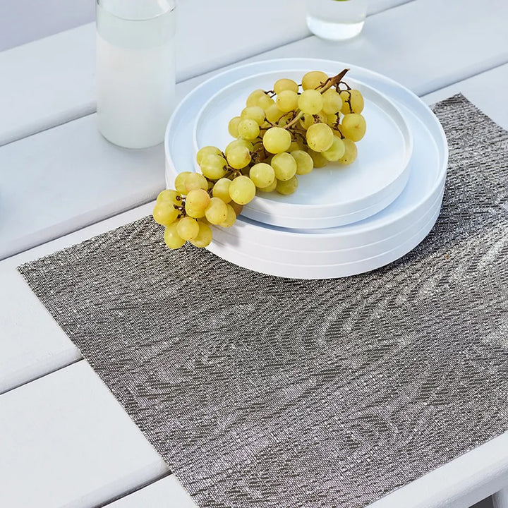 chilewich | placemat rectangle | woodgrain umber
