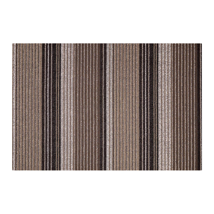 chilewich | utility doormat 61x91cm (24x36") | pleat stripe oyster