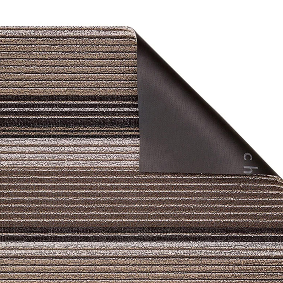 chilewich | doormat 46x71cm (18x28") | pleat stripe oyster