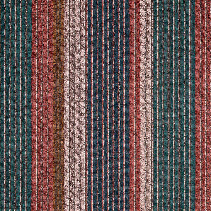 chilewich | shag utility doormat 61x91cm (24x36") | pleat stripe raspberry