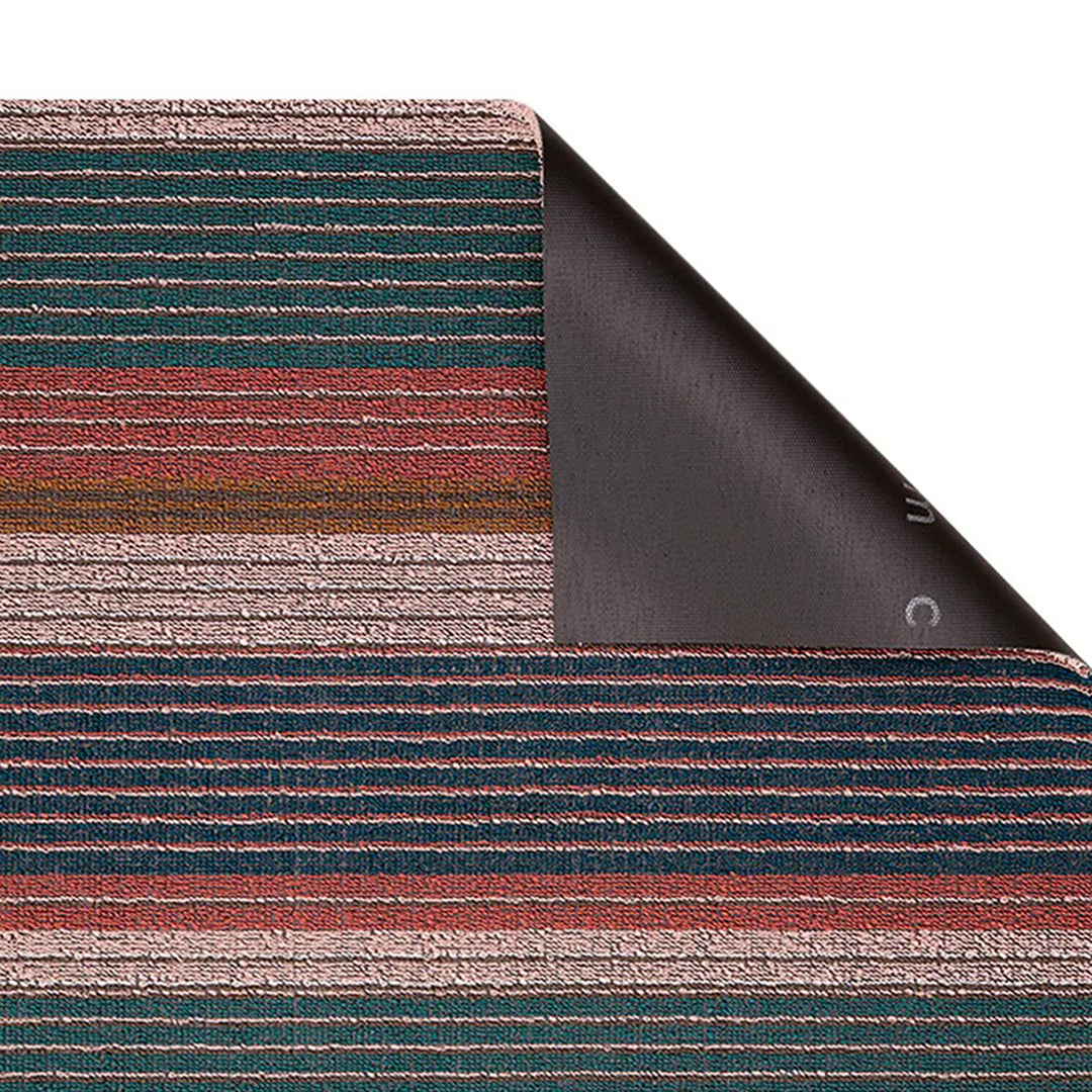 chilewich | doormat 46x71cm (18x28") | pleat stripe raspberry