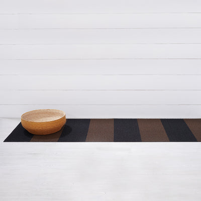 chilewich | runner mat 61x183cm (24x72") | duo stripe mocha