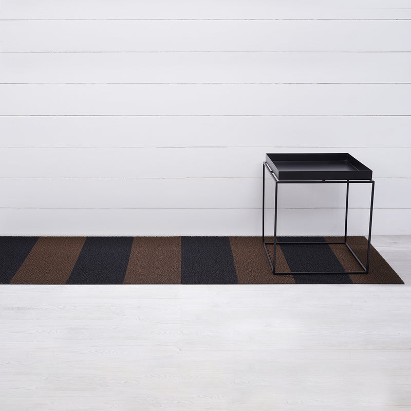 chilewich | runner mat 61x183cm (24x72") | duo stripe mocha