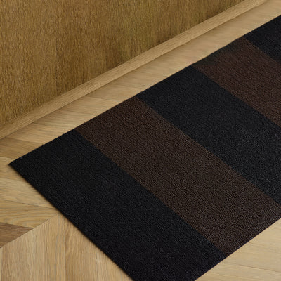 chilewich | runner mat 61x183cm (24x72") | duo stripe mocha