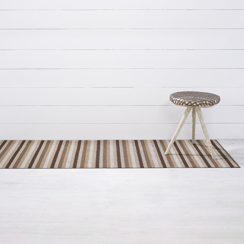 chilewich | runner mat 61x183cm (24x72") | even stripe mocha