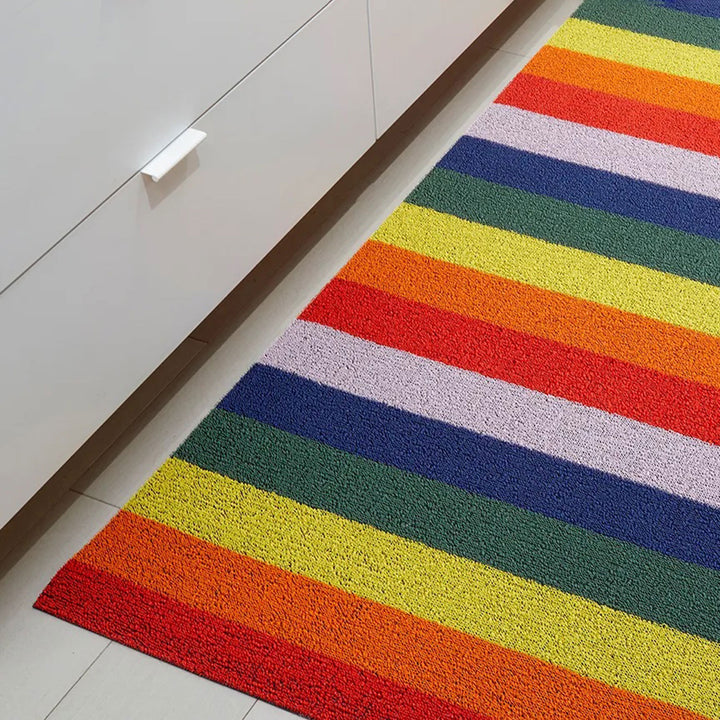 chilewich | runner mat 61x183cm (24x72") | pride stripe rainbow ~ DC