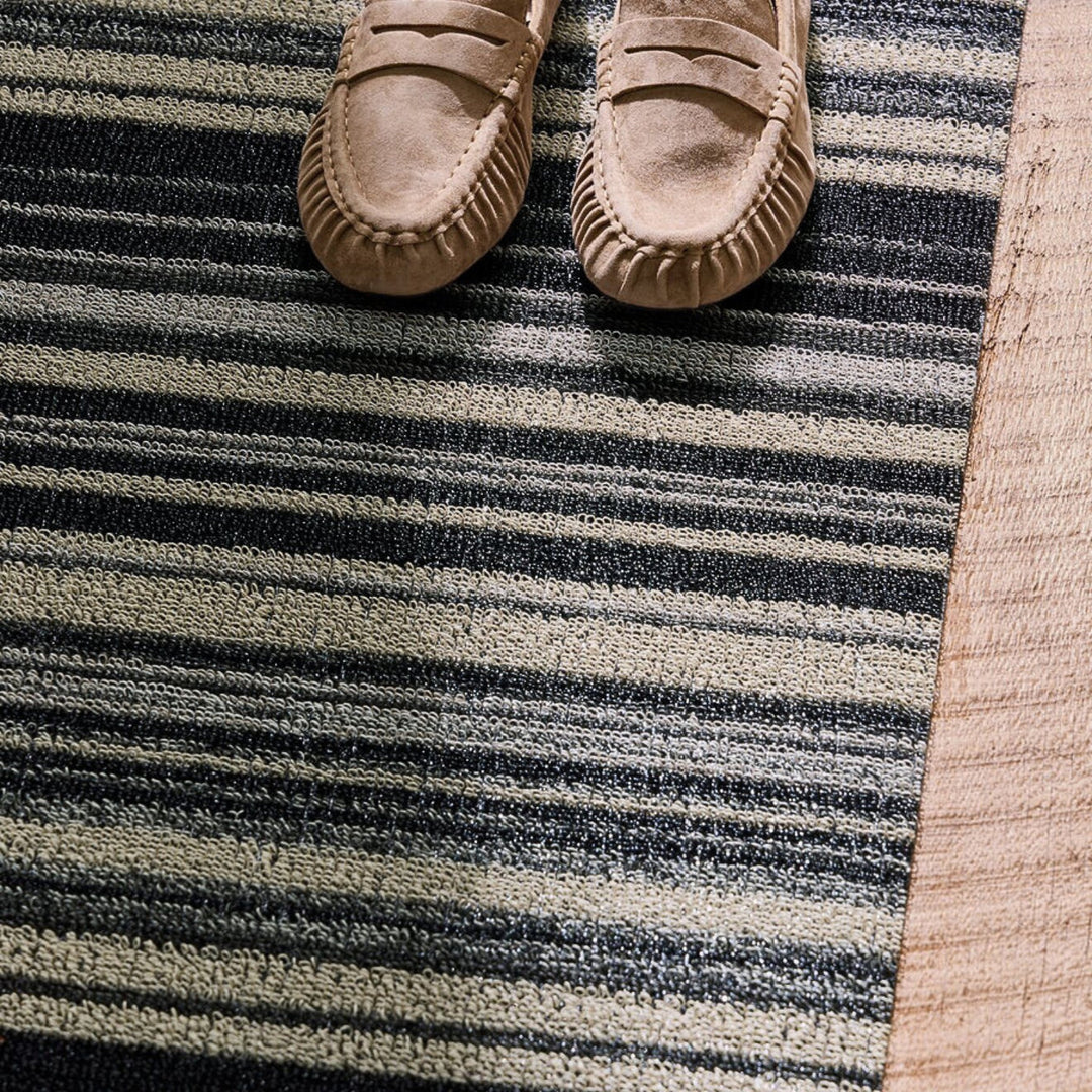 chilewich | shag runner 61x183cm (24x72") | echo stripe shadow