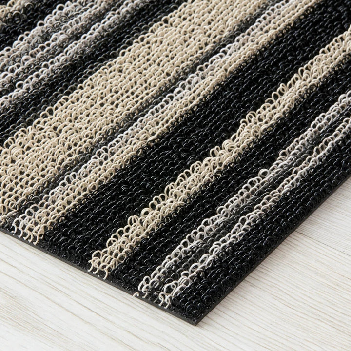 chilewich | shag runner 61x183cm (24x72") | echo stripe shadow