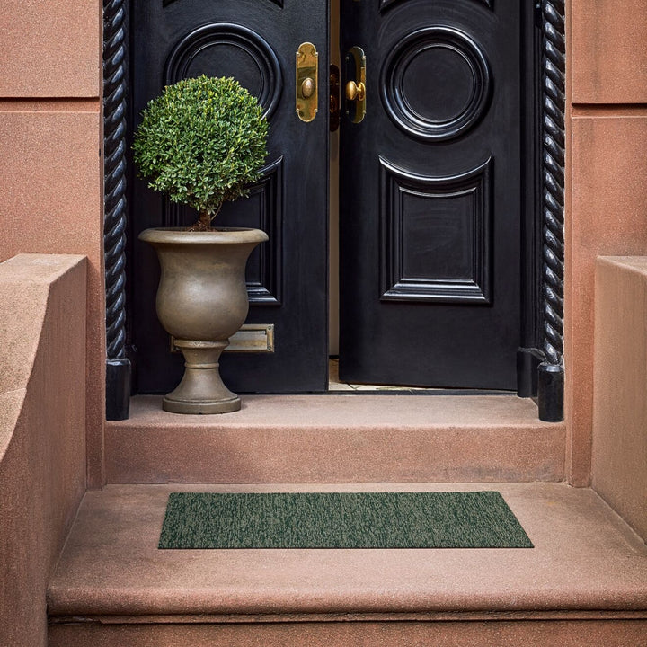 chilewich | shag doormat 46x71cm (18x28") | heathered ivy