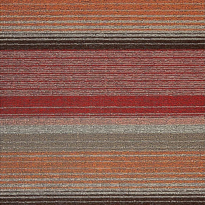 chilewich | shag doormat 46x71cm (18x28") | pop stripe paprika