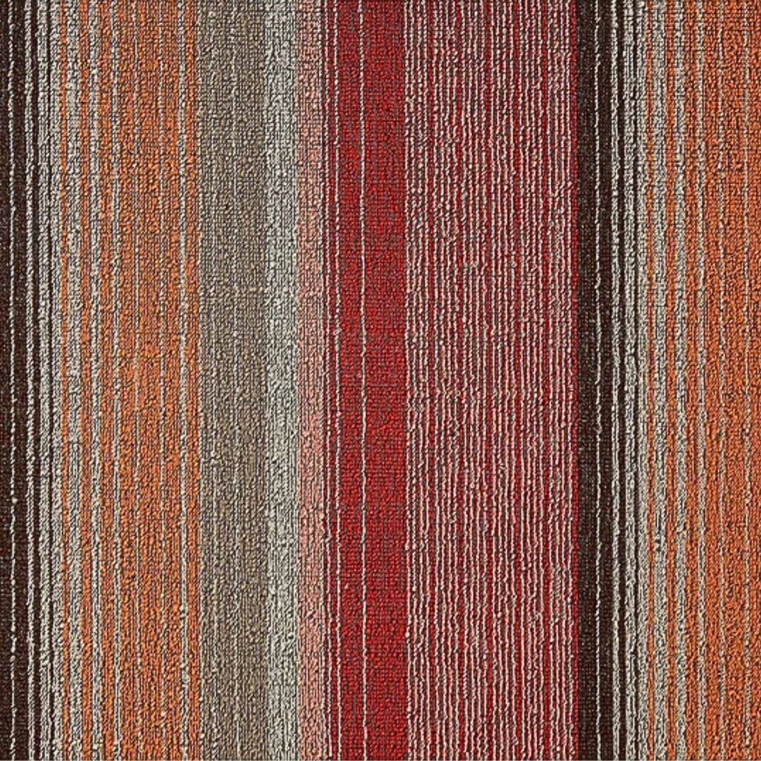 chilewich | runner mat 61x183cm (24x72") | pop stripe paprika