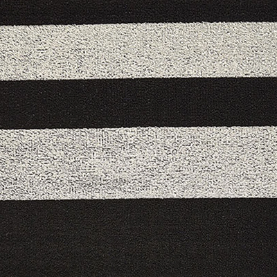 chilewich | big mat 91x152cm (36x60") | bold stripe black + white