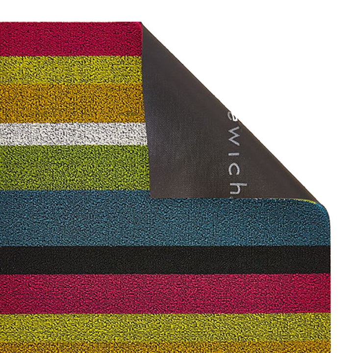 chilewich | shag doormat 46x71cm (18x28") | bold stripe multi