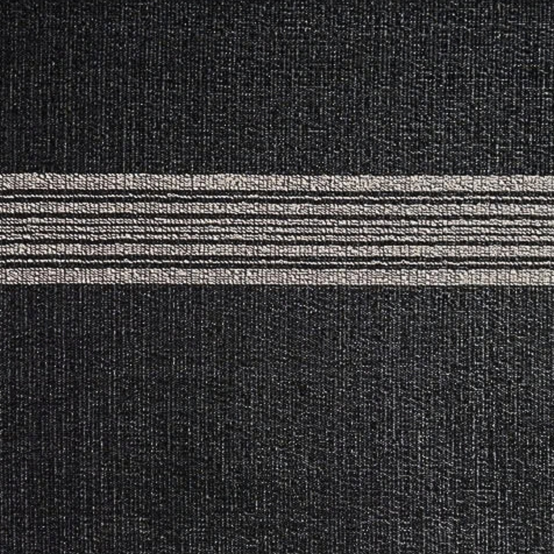 chilewich | shag doormat 46x71cm (18x28") | relay stripe coal