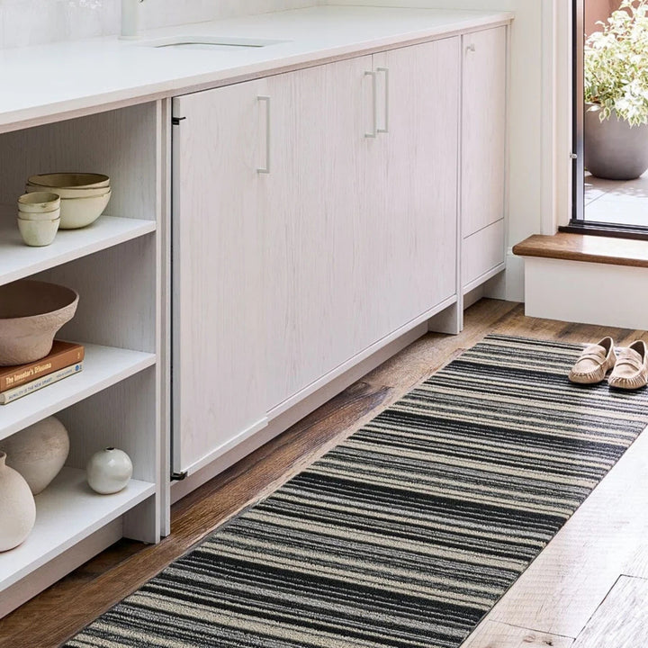 chilewich | shag runner 61x183cm (24x72") | echo stripe shadow