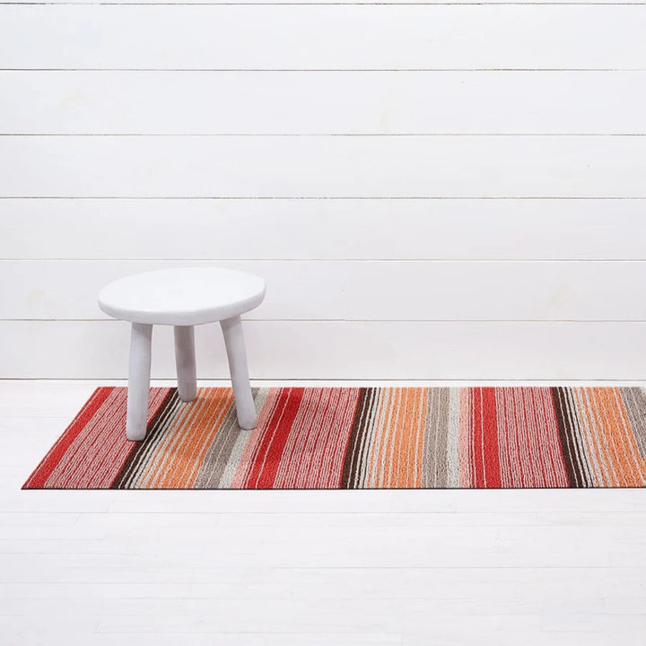 chilewich | runner mat 61x183cm (24x72") | pop stripe paprika