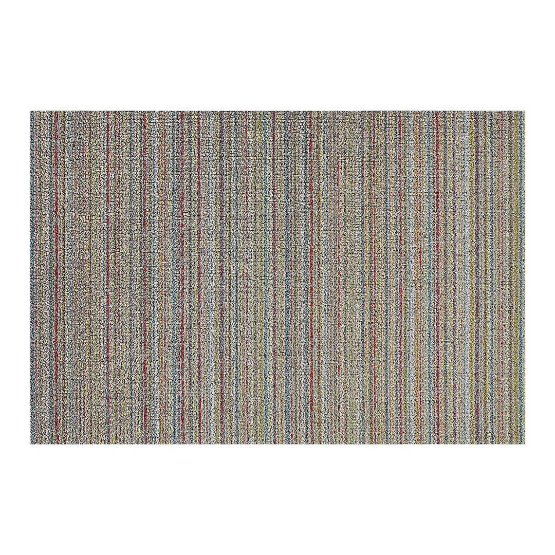 chilewich | utility doormat 61x91cm (24x36") | skinny stripe soft multi