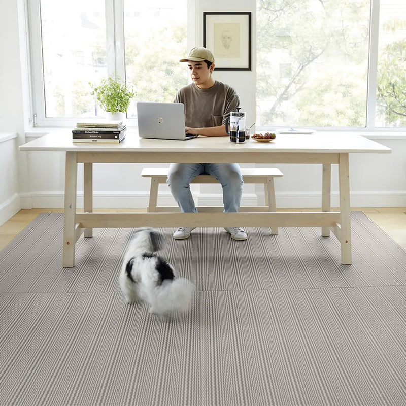 chilewich | woven floormat 59x92cm (23x36") | swell stone - DC