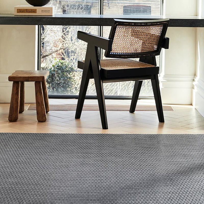 chilewich | woven floormat 59x92cm (23x36") | thatch pewter