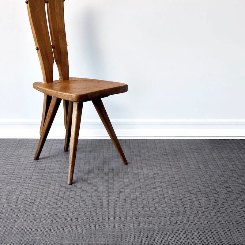 chilewich | woven floormat 59x92cm (23x36") | thatch pewter
