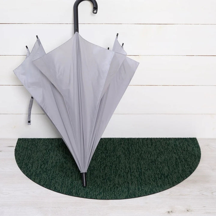 chilewich | shag welcome doormat | heathered ivy