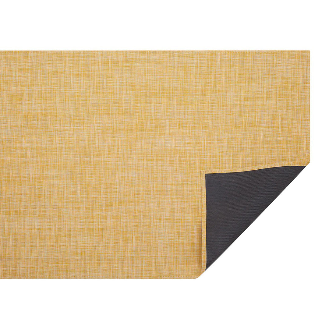 chilewich | woven floor runner 66x183cm (26x72") | mini basketweave ochre