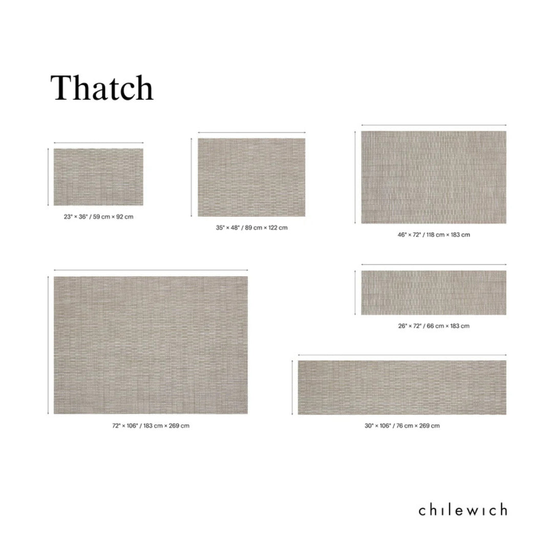 chilewich | woven floormat 59x92cm (23x36") | thatch pebble
