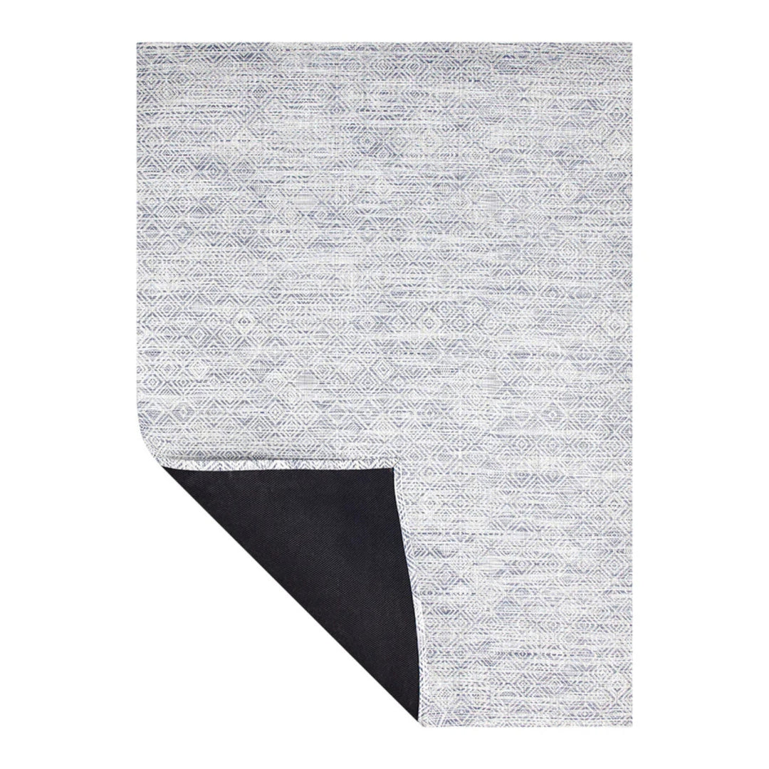 chilewich | woven floormat 89x122cm (35x48") | mosaic blue